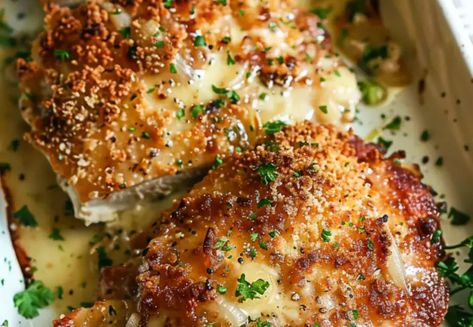 French Onion Chicken Bake Onion Chicken Bake, Onion Soup Mix Chicken, French Fried Onion Chicken Mayo, French Onion Chicken Bake, Chicken Onion Soup Mix Recipe, Crunchy French Onion Chicken Baked, French’s Onion Chicken, Baked Chicken With Mayo, French’s Onion Baked Chicken