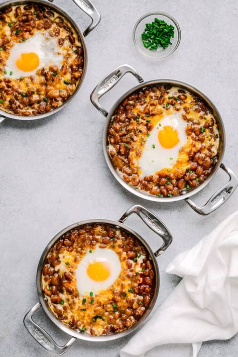 Eggs And Baked Beans Breakfast, Breakfast Baked Beans, Baked Beans On Toast, Canned Baked Beans, Baked Beans Recipe, Cooking From Scratch, Canned Foods, Canned Butter, Baked Bean Recipes