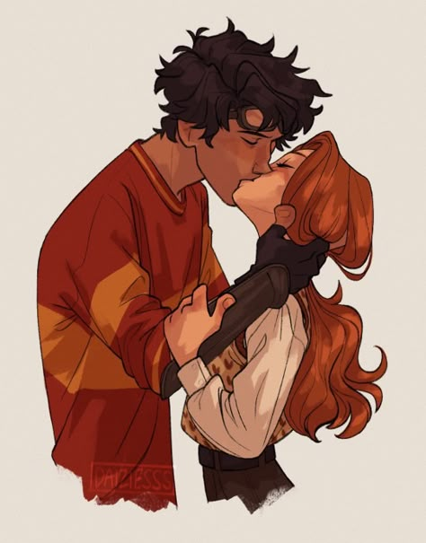 Jily Marauders, James Potter And Lily Evans, Jily Fanart, Marauders Fan Art, Lily Potter, Harry Potter Pin, Harry Potter Ships, Hogwarts Aesthetic, Harry Potter 2