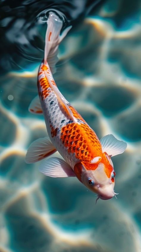 Koi Fish Background, Black Koi Fish, Koi Fish Swimming, Fish Png, Background Animal, Fish Background, Fish Swimming, Sea Water, Water Lighting