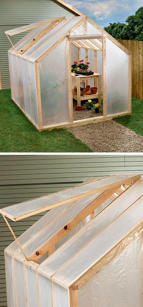 30 Beautiful DIY Greenhouse Designs & Ideas ([year]) 53 Diy Greenhouse Ideas Cheap Simple, Small Greenhouse Diy, Diy Greenhouse Cheap, Diy Greenhouse Cheap Easy, House Ideas Plans, Diy Small Greenhouse, Green House Ideas, Diy Mini Greenhouse, Plastic Bottle Greenhouse