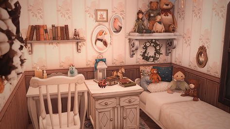 Sims 4 Victorian Interior, Sims 4 Vintage Bedroom, Sims 4 Cottage, Sims 4 Room, Victorian Villa, Sims 4 Rooms, Sims House Ideas, The Sims 4 Pc, Sims 4 Bedroom