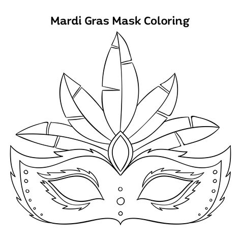 Mardi Gras Mask Coloring, Mardi Gras Color Sheets For Kids, Mardi Gras Color Sheets, Mardi Gras Valentines Party, Free Printable Mardi Gras Mask Template, Mardi Gras Mask Drawing, Mardi Gras Coloring Pages Free Printable, Mardi Gras Printables Free, Mardi Gras Mask Ideas