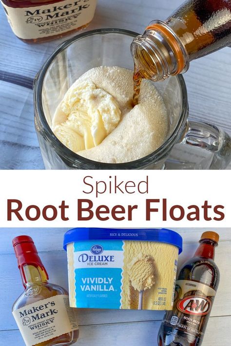 Beer Flavors, Root Beer Float Recipe, Ice Cream Drink, Quick Easy Family Meals, Root Beer Floats, Floats Drinks, Shot Of Whiskey, Ice Cream Drinks, Beer Float