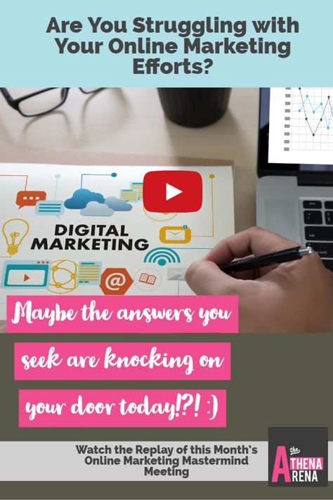 Are you struggling with some of your digital marketing efforts? Well maybe the answers you seek are knockin' on your door today!?!    Watch this months Online Marketing Mastermind Group replay here.  This month's topics include: Email marketing tips Event promotion tips-online and local event promotion Creating relevant content and more!   #emailmarketingtips #mastermind  #marketingstrategy #Meetup Mastermind Group, Vibe Tribe, Learn Business, Business Ownership, Branding Process, Health And Wellness Coach, Spreadsheet Template, Digital Marketing Training, Woman Business Owner