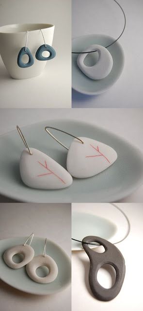 the arterie: 19 - wearable porcelain Bath Bomb Packaging, Clay Crafts For Kids, Ceramic Workshop, Porcelain Earrings, Polymer Clay Jewelry Diy, Ceramic Earring, Porcelain Jewelry, Clay Jewelry Diy, Porcelain Clay