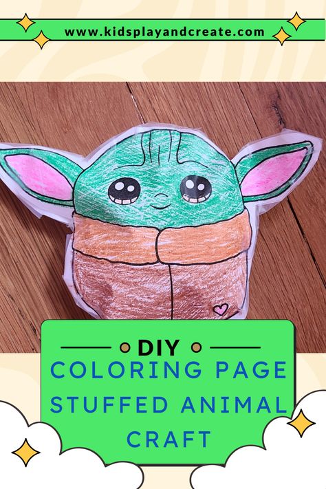 These DIY stuffed coloring page stuffed animals are super cute and easy to make with children ages 4 and up. Children will have an amazing time creating a stuffed animal out of a coloring page. Great craft for an after school program, summer camp, kids art program, or something to do at home with the kids. Don't have a coloring page? No problem, children can also draw out their own designs to turn into a stuffed animal. This is an awesome craft for children of all ages. Paper Stuffed Animals, Crafts For After School Program, Craft For Children, Animals Craft, Plush Craft, Animal Craft, A Coloring Page, Art Program, Animal Crafts For Kids