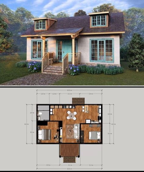 Small Cottage Garden Ideas, House Flipper, House Flippers, Shed Home, Sims 4 House Plans, Street House, Small Cottage, Craftsman House Plans, House Blueprints