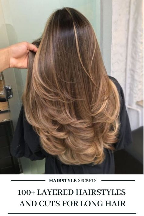 There is nothing quite like a U-shaped layering done right. Check out this list and find some amazing ways you can style a layered haircut if you have long hair. #layeredhaircuts #longhairstyles #hairstylesecrets U Layers Haircut, U Layered Haircut Long, Long Layers With U Shape, All Around Layers Long Hair, U Shaped Long Hair, U Haircut For Long Hair With Layers, U Shaped Layers Long Hair, Long Hair U Shape Cut, Haircuts For Long Hair 2022