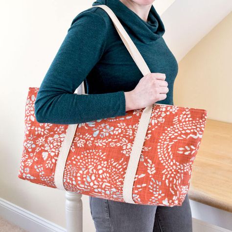 This zippered tote is made to fit a Mahjong set but you can make it any size you want. You can also add interior and exterior zippers or more pockets.