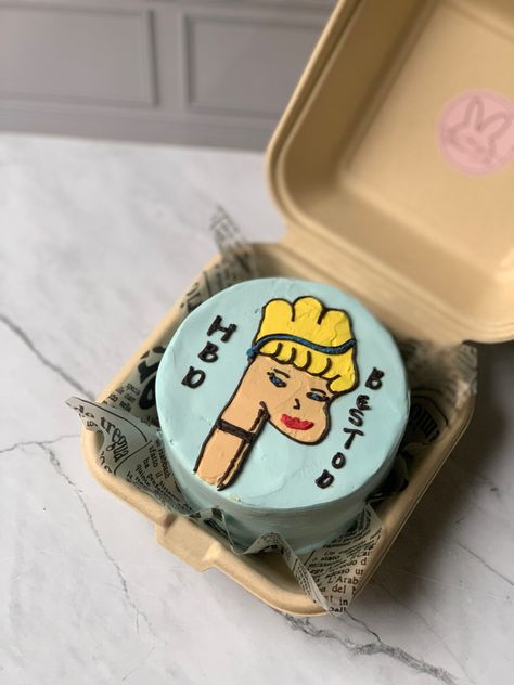 Korean Pastry, Trolls Cake, Ugly Cakes, Cake Models, Korean Cake, Religion Quotes, Mini Cakes Birthday, Bento Cake, Batman Wallpaper