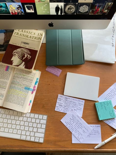 Green and brown aesthetic 
Apple computer 
Notecards
Good note taking Studying Philosophy, Learning Philosophy, Philosophy Study, Philosophy Student, Philosophy Major Aesthetic, Philosophy Student Aesthetic, Philosophy And Ethics Aesthetic, Linguistics Student Aesthetic, Philosophy A Level