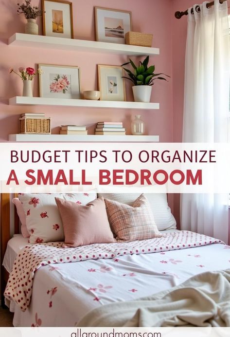 Organizing a small bedroom on a budget requires creativity and smart planning. By implementing cost-effective strategies, you can transform your limited space into a clutter-free, functional haven. From utilizing vertical space to repurposing everyday items, affordable solutions abound. Discover five budget-friendly tips that will revolutionize your compact bedroom and maximize every inch of available space. Rearranging Small Bedroom Ideas, Add Storage To Small Bedroom, How To Maximize Space In A Small Bedroom, Utilizing Small Spaces Bedroom, Utilizing Small Spaces, Shelves In Small Bedroom, Organizing Girls Bedroom, Shelf Storage Ideas Bedroom, Girl Bedroom Organization Ideas