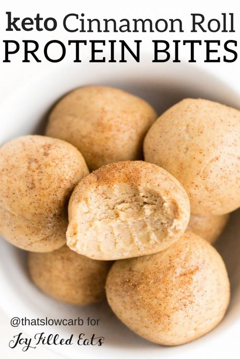 Breakfast For Busy Mornings, Snacks Chips, Keto Cinnamon, Keto Healthy, Joy Filled Eats, Protein Balls, Easy Cinnamon, Protein Ball, Vegan Keto