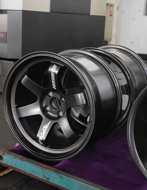 4x100 6 spoke wheels made by jova wheels factory, miata wide wheels 17 inch,17x10j, pcd 4x100, centre bore 54.1, concave 6 spoke, dark gunmetal grey color finished Miata Wheels, Mx5 Nd, 17 Inch Wheels, Mazda Cars, Daily Ideas, Evo X, Mazda Mx 5, Wheels For Sale, Rims For Cars