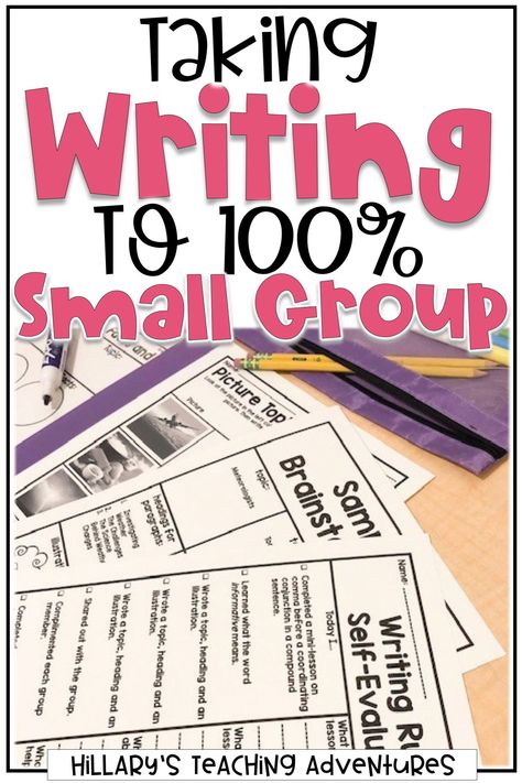 Check out these great tips and ideas for small group writing instruction and activities, including standards-based guided writing! #teachingwriting #writinginstruction Writing Mini Lessons 3rd Grade, Writing Elementary Activities, Writing Station Ideas 3rd Grade, Small Group Writing Instruction, Guided Writing 3rd Grade, Writing Group Activities, Guided Writing First Grade, Sped Writing Activities, Writing Small Groups