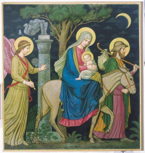 Nativity Images, Flight Into Egypt, Spirit Art, Sacred Architecture, Western Culture, Spirited Art, St Vincent, Religious Images, School Style