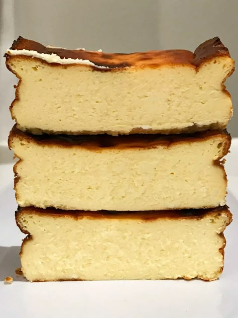 Pan Basque Cheesecake, Basque Burnt Cheesecake Loaf Pan, Basque Burnt Cheesecake Loaf, Basque Cheesecake Loaf Pan, Loaf Pan Basque Cheesecake Recipe, Loaf Pan Basque Cheesecake, Impossible Cheesecake, Loaf Pan Cheesecake, Cheesecake Loaf