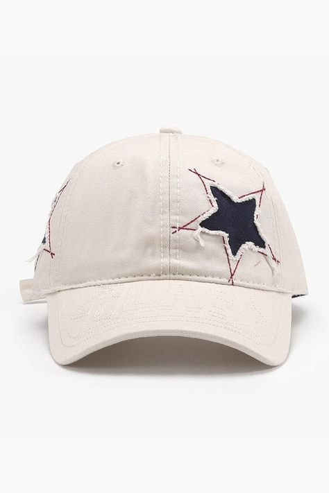 Adjustable Star Raw Hem Cap https://fitggins.com/products/adjustable-star-raw-hem-cap FITGGINS #Hot #MyLook #CurrentlyWearing #MyLookToday #InMyCloset #LookOfTheDay #OutfitIdeas4You #OutfitLook #Inspofashion #InspiringOutfit #OOTDinspo #OutfitGrid Hat Aesthetic, Dust Storm, Black Brick, Upgrade Your Look, Cardigan Crop, Belt Jewelry, Maxi Dress Cocktail, Outfit Look, Boot Bag