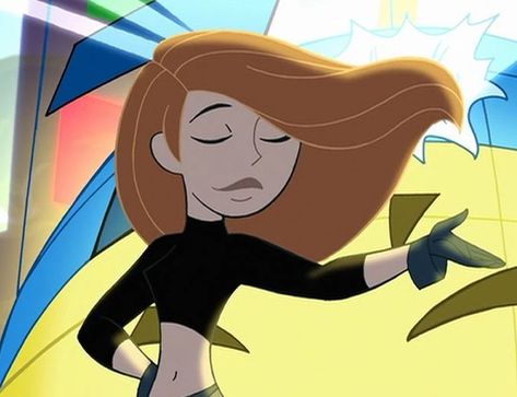 Flip Tv, Victory Pose, Cartoon Image, Tv Tropes, Kim Possible, Charlies Angels, Hair Flip, Pinturas Disney, Cartoon Girl