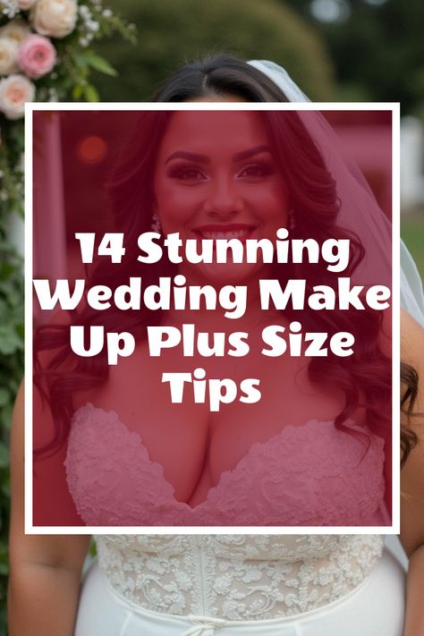 Did you know that stunning wedding makeup for plus-size brides can transform your big day? Discover tips and tricks, along with 14 gorgeous photo inspirations tailored just for you. From flawless foundation to breathtaking eye makeup, unlock the secrets to a radiant look. Embrace your beauty and shine like never before! Dive into the ultimate guide for plus-size bridal glamour and make your fairytale wedding a stunning reality. Bridal Makeup Plus Size, Makeup Plus Size, Dramatic Bridal Makeup, Perfect Wedding Makeup, Simple Elegant Necklace, Plus Size Tips, Bridal Eye Makeup, Plus Size Brides, Bridal Makeup Natural