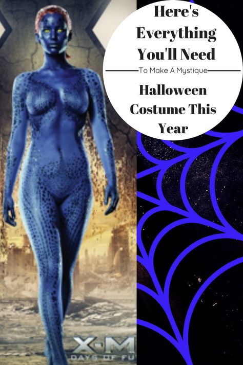 Mystique Xmen Cosplay, Mystic Costume Xmen, Mystique Halloween Costume, Mystique Xmen Costume, Mystique Cosplay, Mystique Xmen, Mystique Costume, Rave Halloween Costumes, Rave Halloween