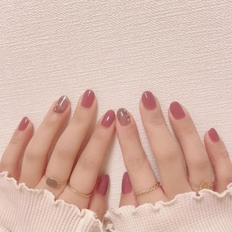 Twitter Korean Nail Art, Asian Nails, Summer Nails Colors, Gel Nail Designs, Minimalist Nails, Bling Nails, Chic Nails, Nail Arts, Gel Nail Art