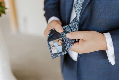 Father Of The Groom Tie, Picture In Tie Wedding, Tie With Picture Inside, Fathers Tie For Wedding, Wedding Gifts For Father Of The Bride, Father Of The Bride Tie With Picture, Tie With Photo Inside, Dad Tie Wedding Gift, Father Of Bride Tie Patch