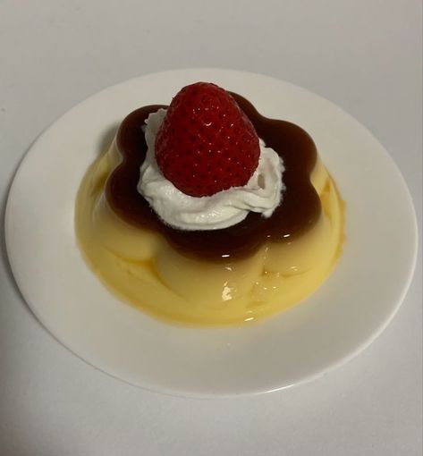 Japanese Pudding, Looks Yummy, Cute Desserts, Cute Cakes, My Parents, Cafe Food, Pretty Food, Flan, I Love Food