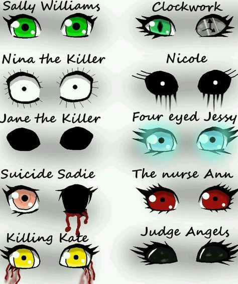 Nurse Ann, Creepypasta Girls, Creepy Eyes, Creepypasta Funny, Creepypasta Cute, Eyes Drawing, Girl Eyes, Creepypasta Characters, Slenderman