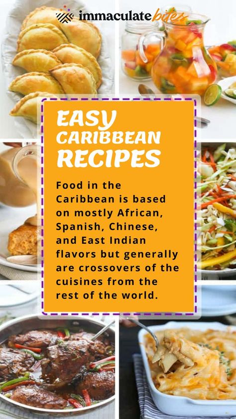 Caribbean Easy to Make Recipes - Here I share with you some of my favorite Caribbean recipes that are savory, sweet , enticing and oh-so-delicious! Try them and experience the Caribbean Islands breeze without leaving your home! Caribbean Menu Ideas, Caribbean Recipes Desserts, Caribbean Salad, Caribbean Dinner Ideas, Easy Caribbean Recipes, Easy Carribean Food Recipes, Caribbean Thanksgiving Recipes, Island Breeze, Caribbean Salad Recipes