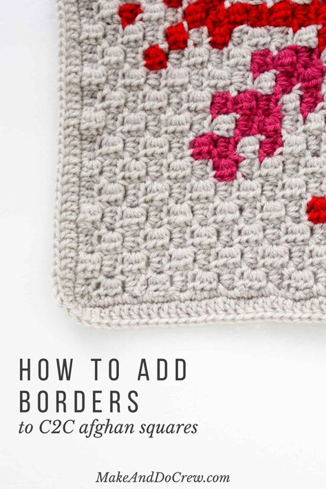 C2c Afghan, Corner To Corner Crochet Pattern, Crochet Edging Pattern, Crochet Blanket Border, Crochet C2c Pattern, Afghan Squares, Crochet Border Patterns, C2c Crochet Blanket, Corner Crochet