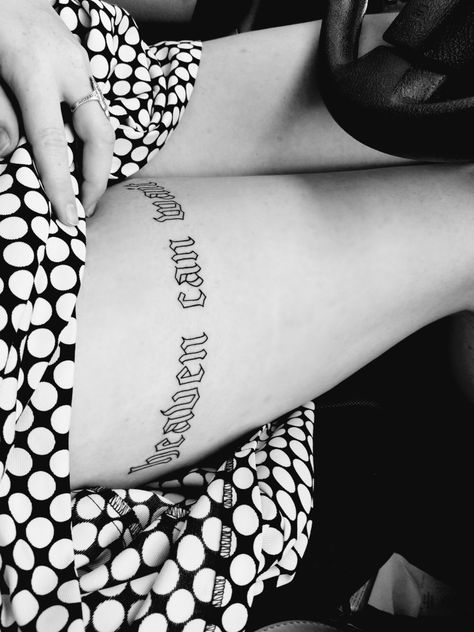 Heaven Can Wait, Tattoo Images, Geometric Tattoo, Tattoos, Canning