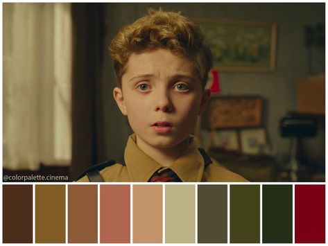 Color Palette Cinema (@colorpalette.cinema) • Instagram photos and videos Color In Film, Jojo Rabbit, Movie Color Palette, Film Collection, Cinema Colours, Color Script, Taika Waititi, Production Design, Mood And Tone