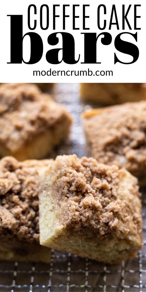 Hostess Cinnamon Streusel Coffee Cake, Coffee Cake Bars, Easy Coffee Cake, Cinnamon Bars, Cinnamon Streusel Coffee Cake, Breakfast Bakes, Streusel Bars, Cake Bars Recipe, Streusel Coffee Cake