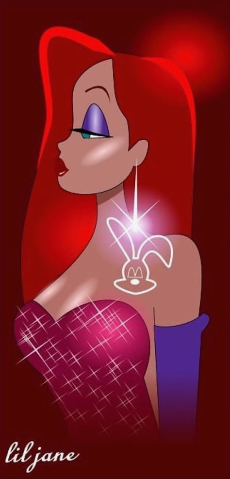 Jessica Rabbit Cartoon, Jessica And Roger Rabbit, Tattoos Celebrities, Rabbit Clipart, Rabbit Wallpaper, Education Art, Female Cartoon Characters, Roger Rabbit, Grimm Fairy Tales