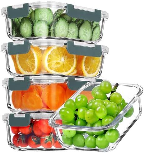 https://amzn.to/3vWDqks Glass Lunch Containers, Glass Meal Prep Containers, Glass Meal Prep, Portable Safe, Glass Storage Containers, Office Lunch, Meal Prep Containers, Lunch Containers, Glass Food Storage