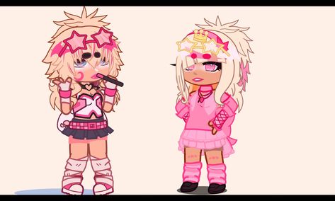 gacha club ocs Scenecore Gacha Club Oc, Y2k Gacha Club Outfits Female, Gacha Club Outfit Ideas Gyaru, Gacha Club Gyaru Oc, Gacha Club Brat Outfit Ideas, Scenecore Gacha Club, Gacha Club Gyaru Outfit, Keroppi Gacha Club, Gacha Club Y2k Oc