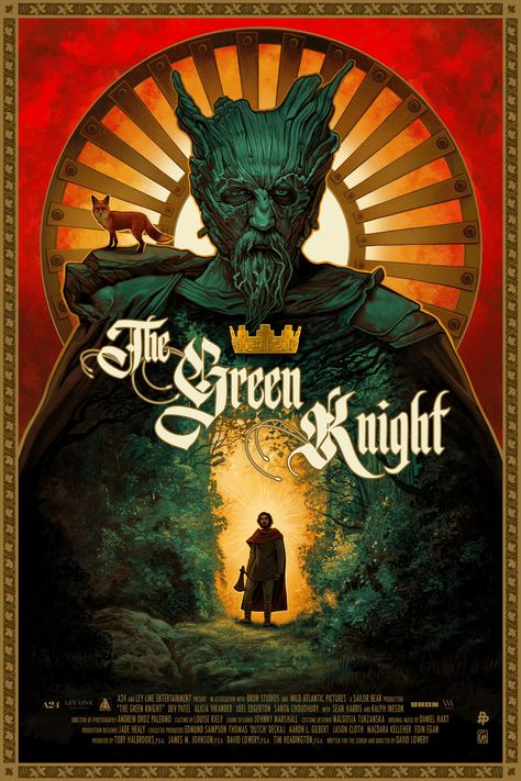 Green Knight Movie, The Green Knight, Film Posters Art, Green Knight, Film Poster Design, Movie Posters Design, Knight Art, Keys Art, Alternative Movie Posters