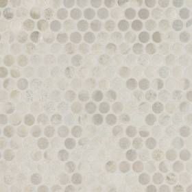 Industria Matte Ceramic Penny Mosaic Penny Mosaic, Waterjet Marble, Penny Tile, Matte Ceramic, Grey Ceramics, House Tiles, Tile Flooring, Porcelain Mosaic, Marble Mosaic