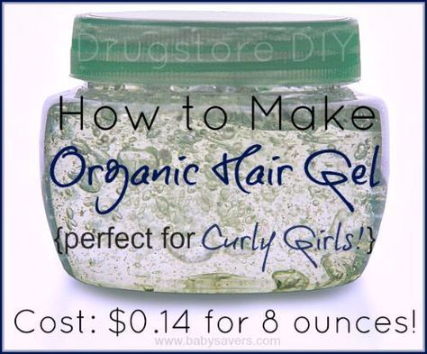 Homemade Hair Gel, Hair Gel Recipe, Homemade Hair Products, Hair Food, Organic Hair, Natural Hair Tips, Hair Detangler, Styling Gel, Beauty Recipe