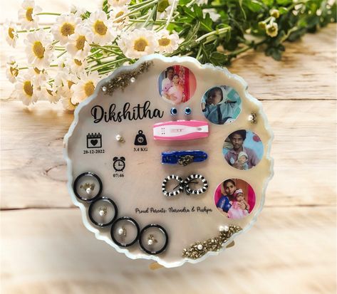 Resin Art Baby Memory, Resin Art Birthday Gift Ideas, Baby Resin Frame, Baby Memory Frame, Rhyming Quotes, Resin Art Canvas, Couples Dp, Resin Photo, Baby Boy Decorations