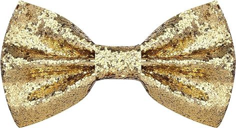 PAFUWEI Gold Sparkling Glitter Men's Pre-Tied Bow Tie, Shiny Sequins Bowtie Bling Bow Ties Adjustable Length Glittering Bow Tie for Carnival Party at Amazon Men’s Clothing store Technicolor Dreamcoat, Bling Bows, Pink Happy Birthday, Italian Suit, Pre Tied Bow Tie, Neck Bow, Sequin Bow, Carnival Party, Sparkles Glitter