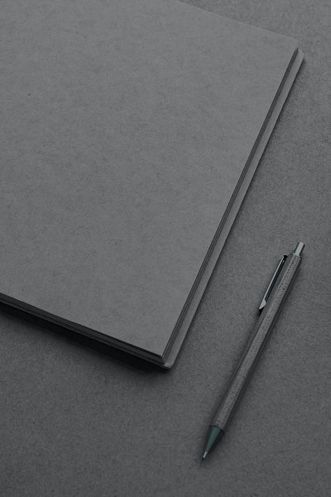 Download premium image of Blank plain black notebook with a pen by Ake about grey background, black paper texture, accessory, background and Blank Diary Page, Pen And Paper Aesthetic, Black Notebook Aesthetic, Pen Aesthetic, Notebook Background, Black Paper Texture, Notebook Aesthetic, Plain Black Background, Black Notebook