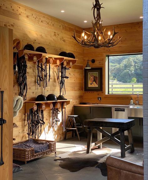 Tack Room Ideas, Tack Room Organization, Prefab Barns, Horse Tack Rooms, Stable Style, Horse Barn Ideas Stables, Barn Apartment, Barn Loft, Horse Barn Designs