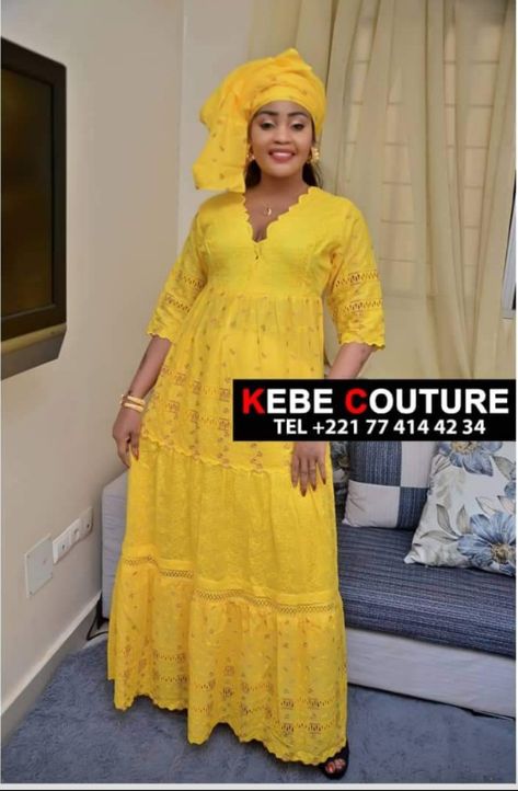 Borodeh Senegalese, Nigerian Outfits, Long Blouse Designs, Short African Dresses, African Dresses Modern, Afrikaanse Mode, African Wear Dresses, Lace Dress Styles