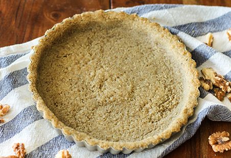 Walnut Pie Crust - a tasty alternative to regular crust made with Diamond Walnuts! Try this recipe for any kind of pie or tart Walnut Pie Crust Recipe, Walnut Pie Crust, Walnut Pie, Walnut Crust, Gluten Free Pie Crust, Kinds Of Pie, Walnut Recipes, Gluten Free Pie, Pie Crust Recipes