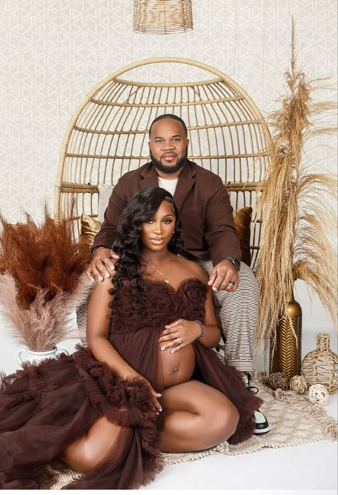 Haitian Maternity Shoot, Earthy Maternity Photos Black Women, Shades Of Brown Maternity Shoot, Brown Maternity Photoshoot, Safari Maternity Shoot Black Women, Plus Size Maternity Photos Black Women, African Theme Maternity Shoot, Safari Theme Maternity Shoot, Maternity Photoshoot Ideas Black Couples