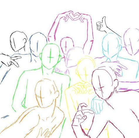 9 Person Group Drawing Base, Drawing References 4 People, Group Of 11 Friends Drawing, Nine Person Group Pose, Group Sketch Poses 5 People, Ten People Poses, Group Pose Reference 11 People, 11 Person Drawing Base, Seven Person Drawing Base