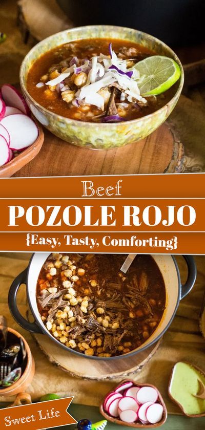 Beef Pozole Recipe, Beef Pozole, Pasole Recipe, Pozole Rojo Recipe, Posole Recipe, Pozole Recipe, Best Beef Recipes, Mexican Beef, Latin Food